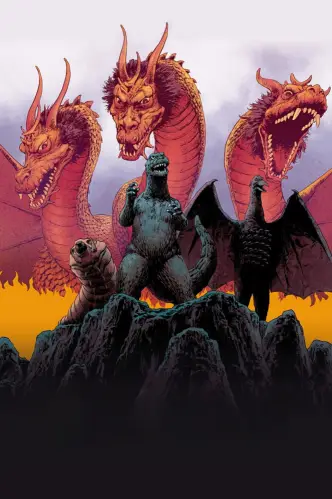 Frankensteins Monster im Kampf gegen Ghidorah
