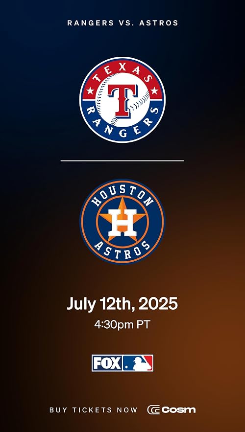 MLB: Rangers at Astros in COSM Shared Reality