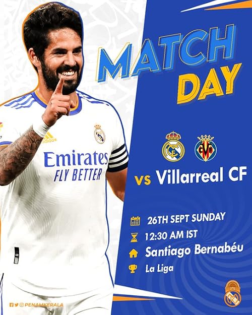 Real Madrid Club de Fútbol vs Villarreal Club de Futbol
