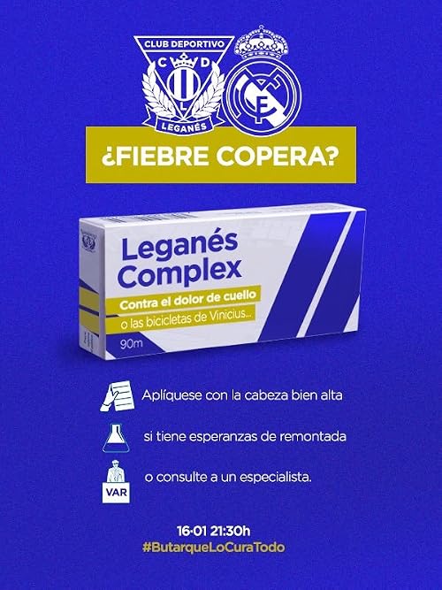 COPA DEL REY last 16 2nd leg CD Leganés vs Real Madrid