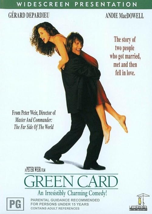 Green Card: Interview with director Peter Weir and actor Gérard Depardieu