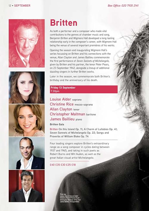 Britten Gala at Wigmore Hall
