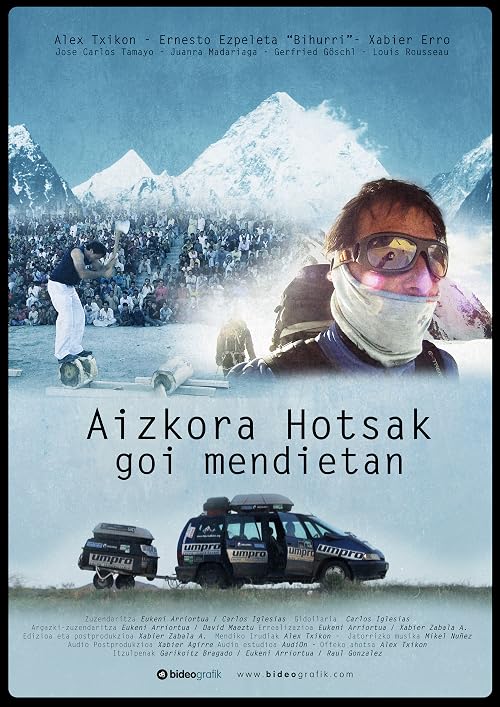 Aizkora hotsak goi mendietan