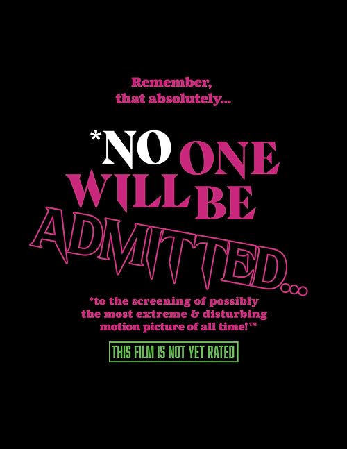 No One Will Be Admitted