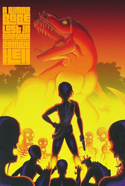 A Bimbo Babe Lost in Dinosaur Zombie Hell