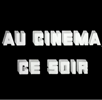 Au cinéma ce soir
