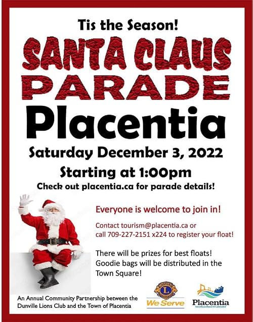 Dunville Lions Club/Town of Placentia Santa Claus Parade 2022
