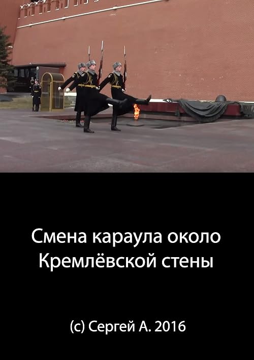 Смена караула около Кремлёвской стены