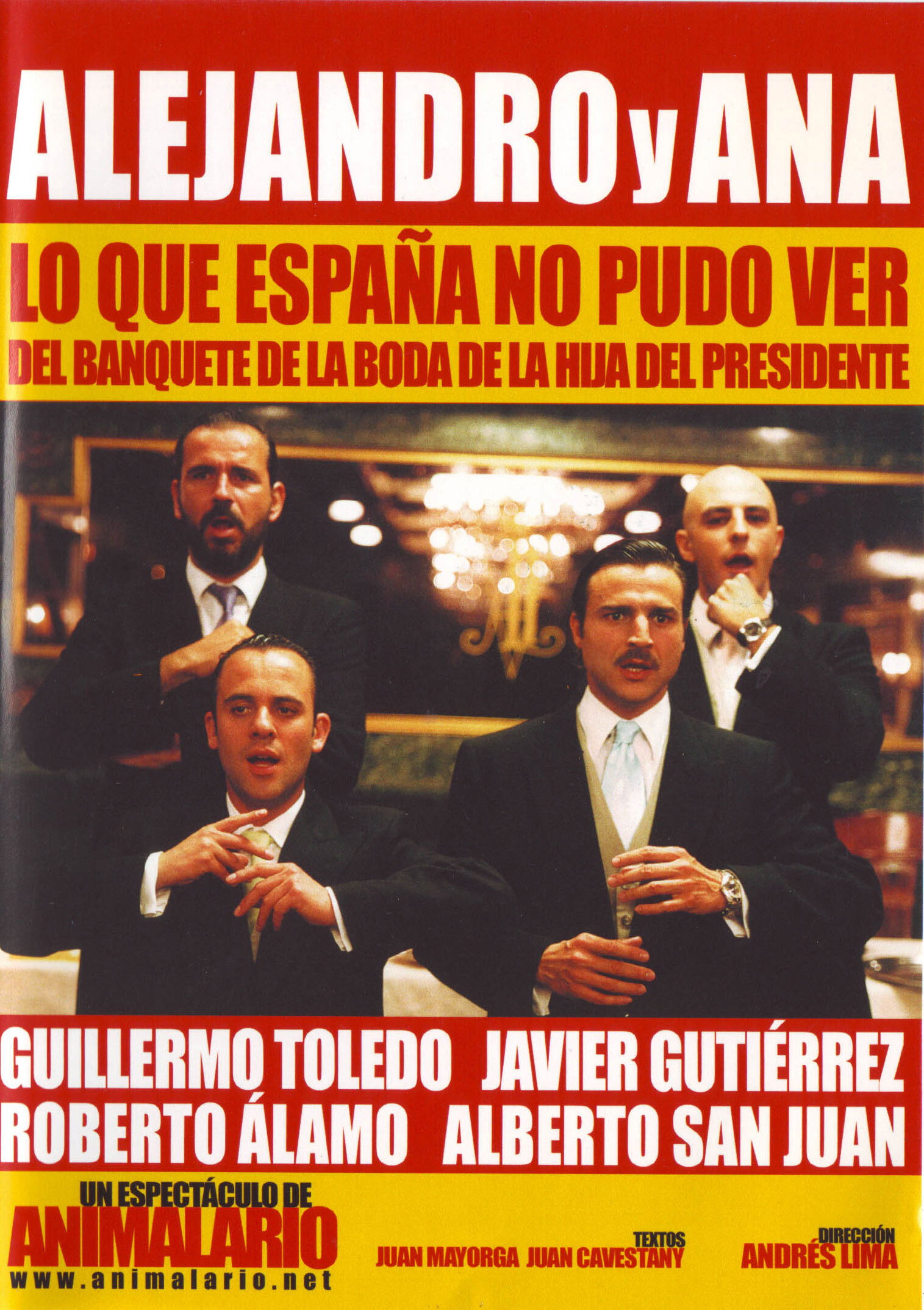 Alejandro y Ana. Lo que España no pudo ver del banquete de la boda de la hija del presidente