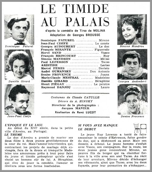 Le Timide au palais