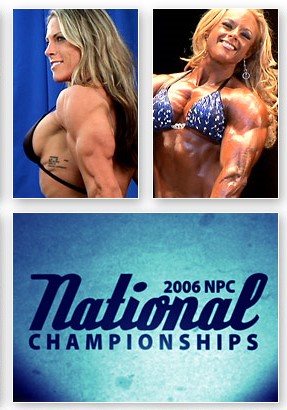 2006 NPC National Bodybuilding Championships Women's Backstage Posing