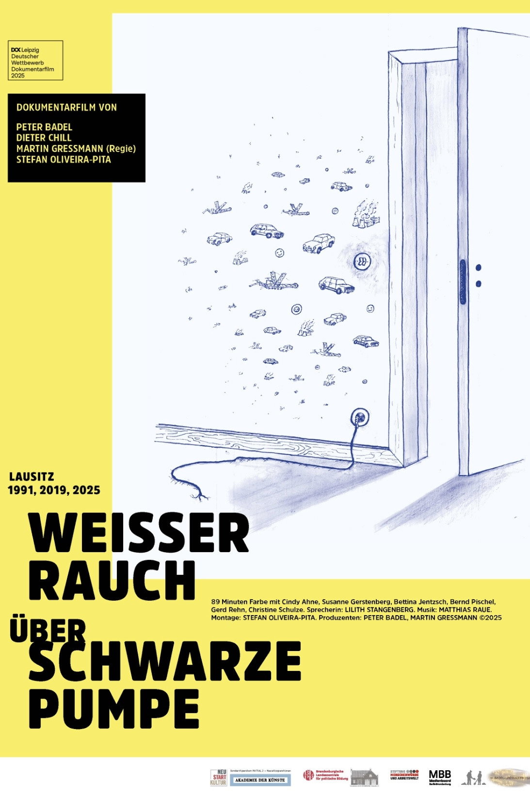 Weisser Rauch über Schwarze Pumpe
