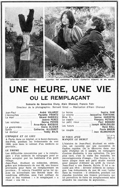 Une heure, une vie ou Le Remplaçant