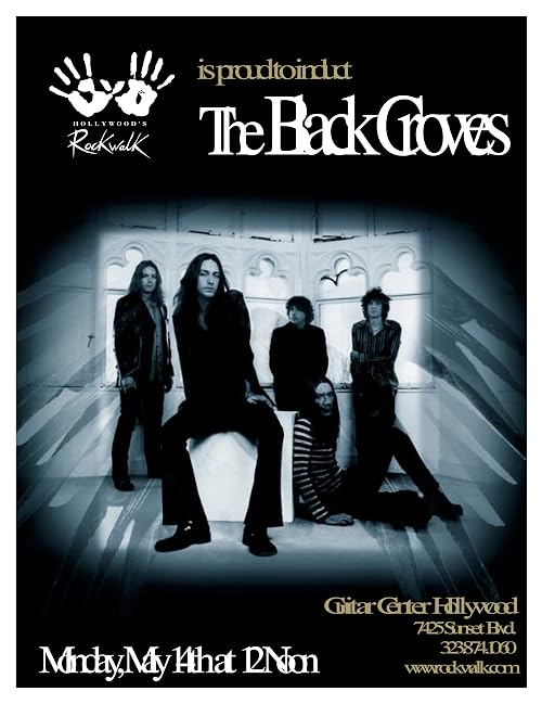 The Black Crowes: RockWalk Induction