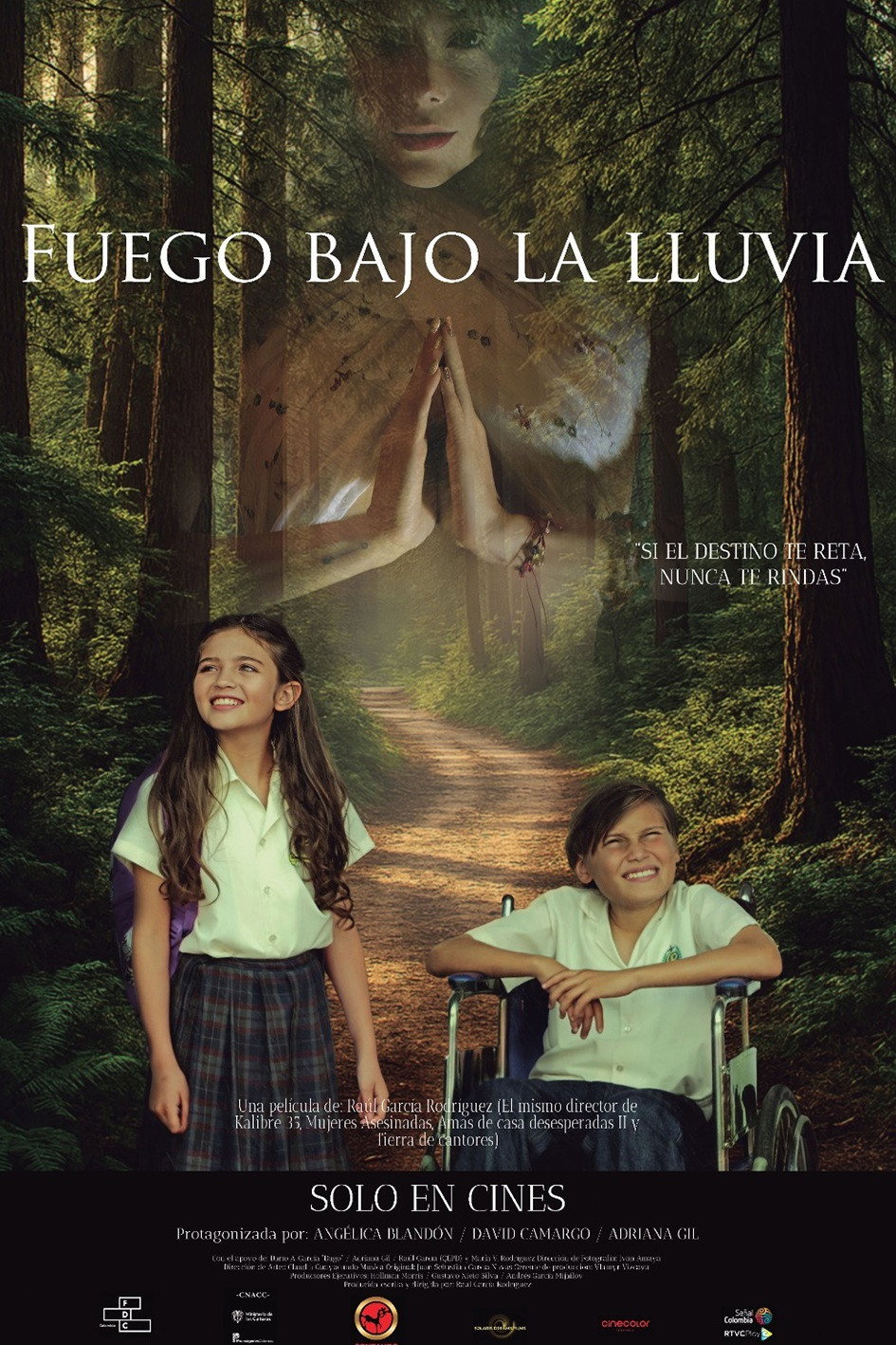 Fuego bajo la lluvia