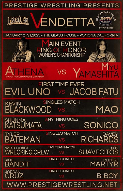 Prestige Wrestling: Vendetta