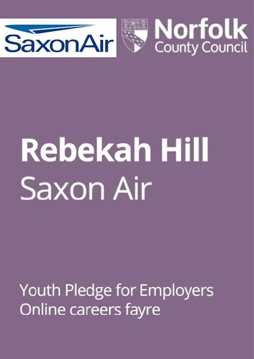 Norfolk County Council: A Career in Air Travel - Saxon Air