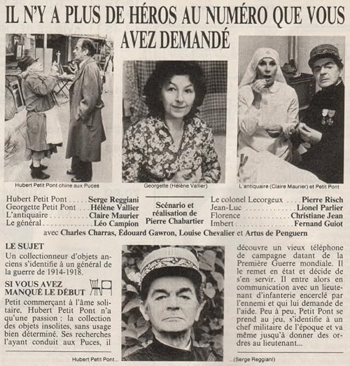 Il n'y a plus de héros au numéro que vous demandez