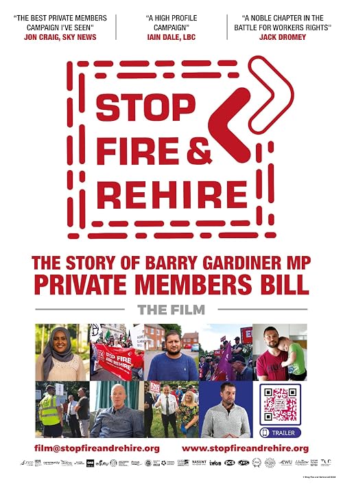 Stop Fire and Rehire - The Story of Barry Gardiner MP Private Members Bill