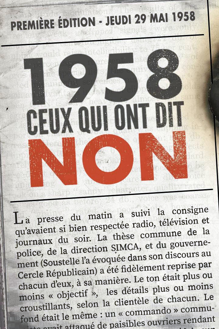 1958: Ceux qui ont dit non