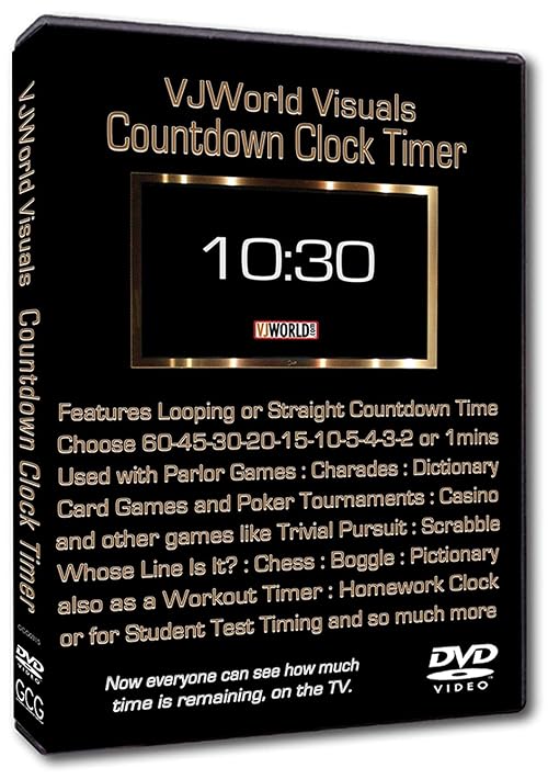 VJWorld Visuals - Countdown Clock Timer