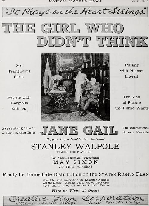 The Girl Who Didn't Think