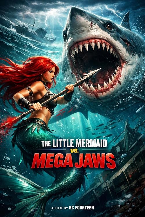 The Little Mermaid vs. Mega Jaws
