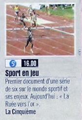 Sport en jeu