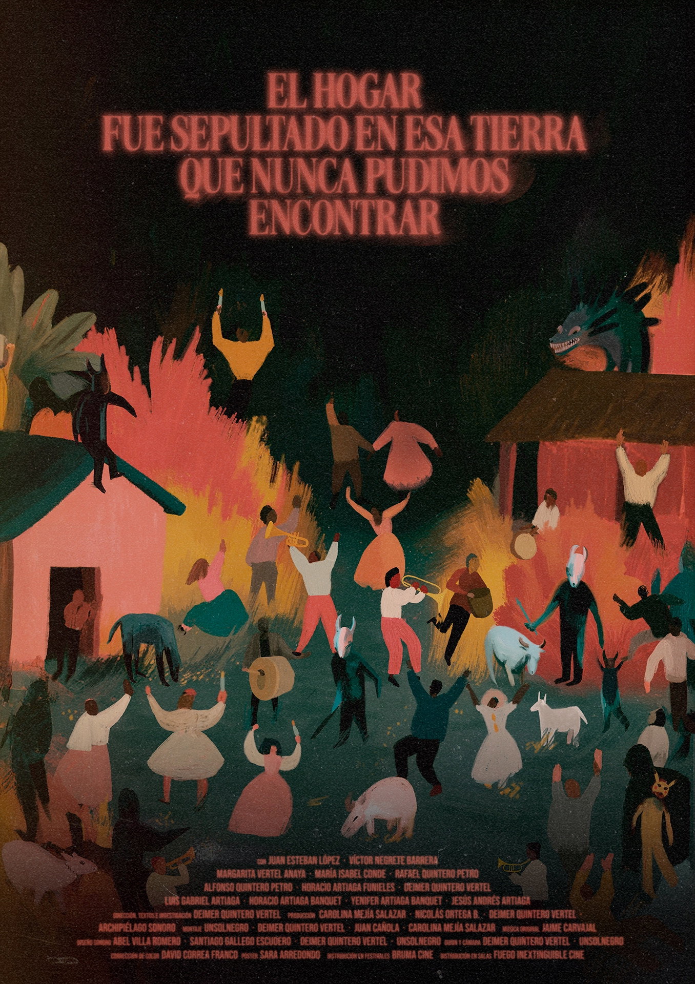 El hogar fue sepultado en esa tierra que nunca pudimos encontrar