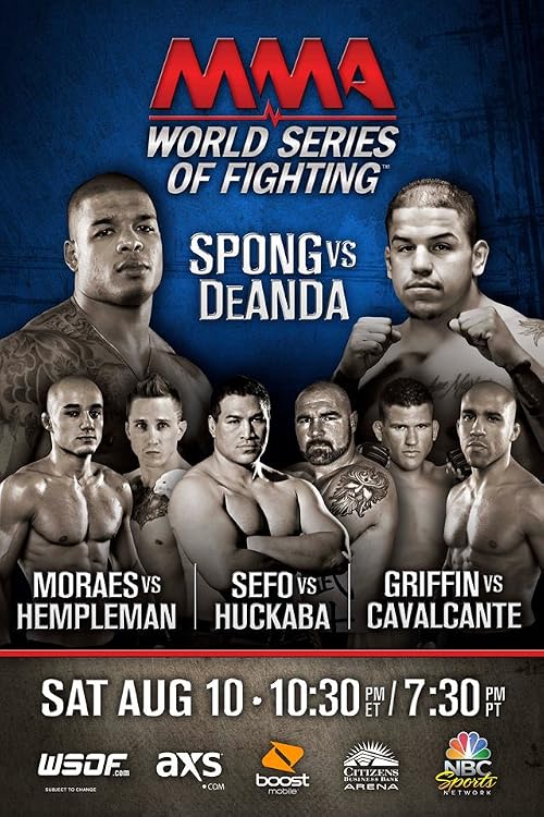 World Series of Fighting 4: Spong vs. DeAnda