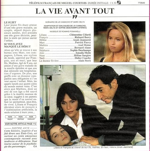 La vie avant tout