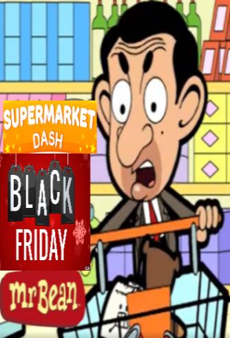 Mr Bean Cartoons: Black Friday Supermarket Dash
