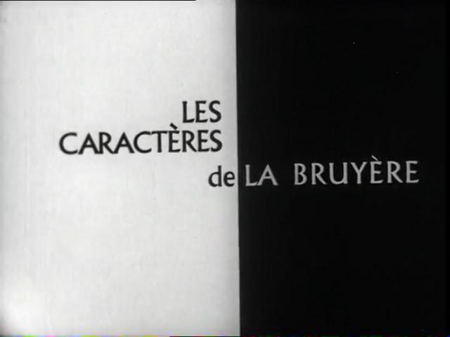 Les caractères de La Bruyère