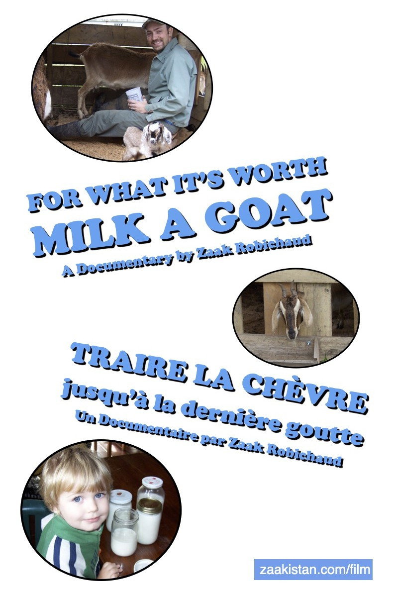 For What It's Worth, Milk a Goat