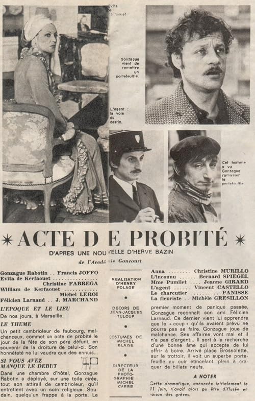 Acte de probité