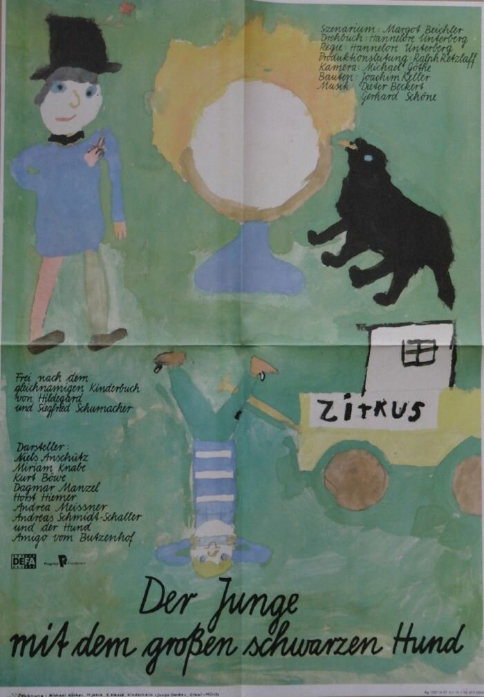 The Boy with the Big Black Dog