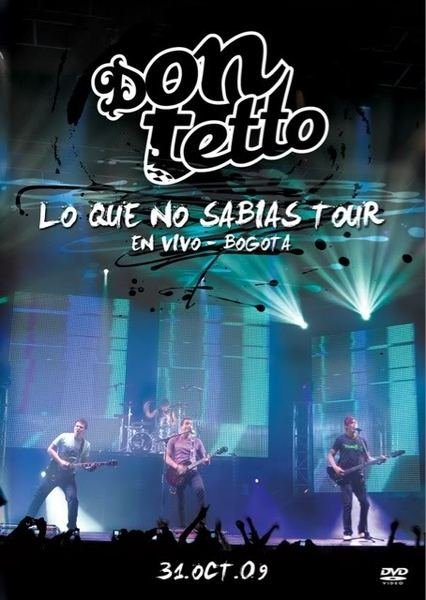 Lo que no sabias - tour en vivo