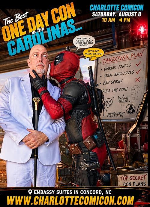 Charlotte Comicon August 2026 Show (A Deadpool/Kingpin/Spiderman Parody)