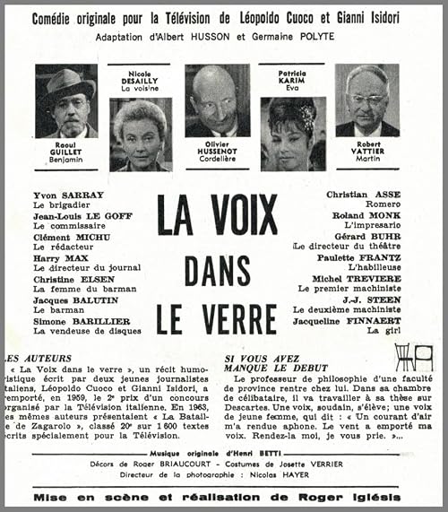La voix dans le verre
