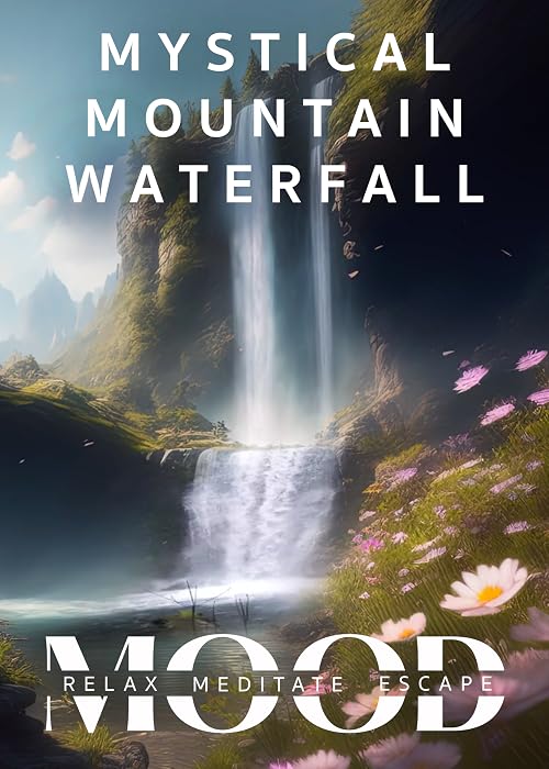 Mystical Mountain Waterfall: Mood - Relax, Meditate, Escape