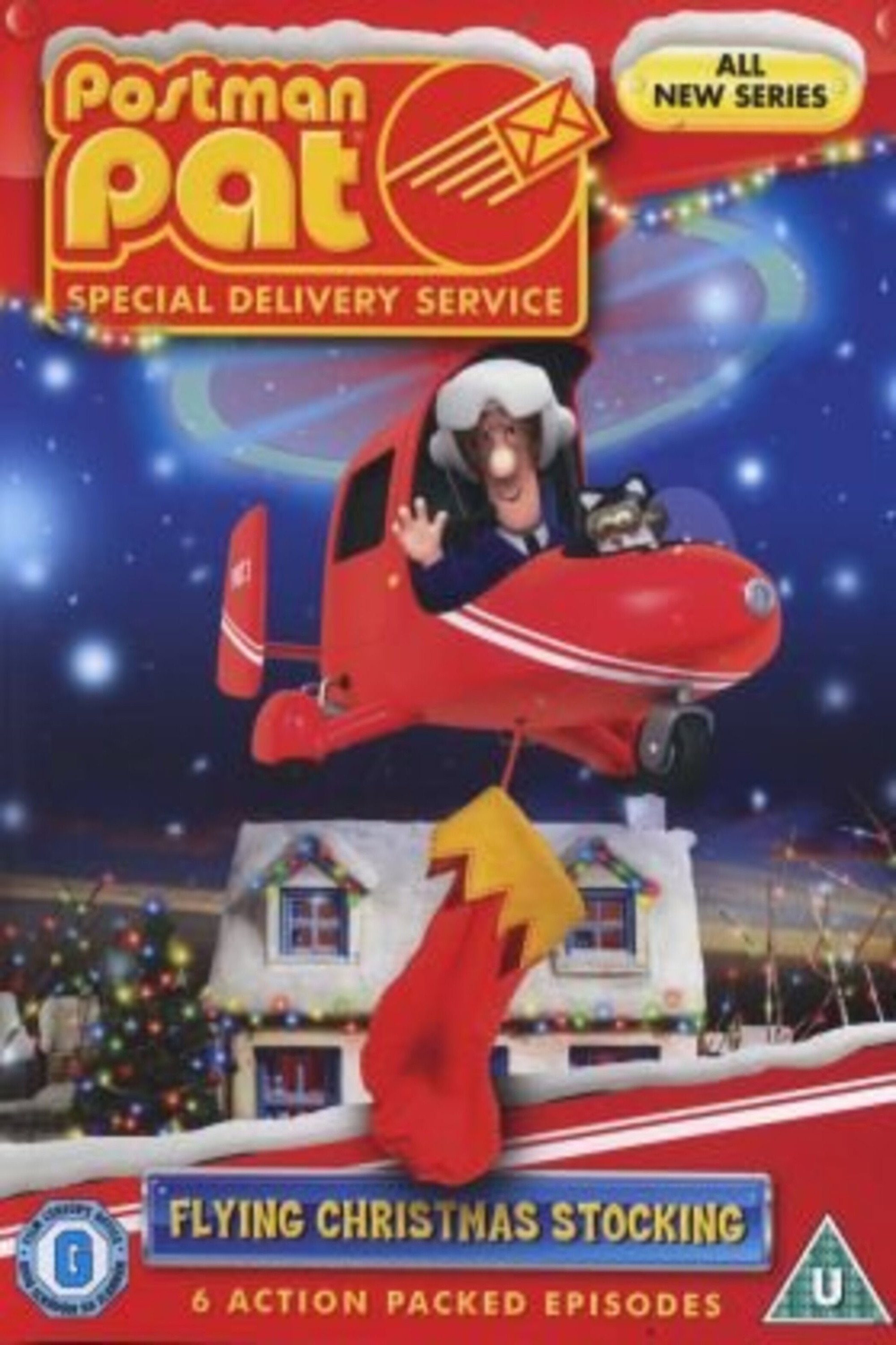 Postman Pat Special Delivery Service Flying Christmas Stocking