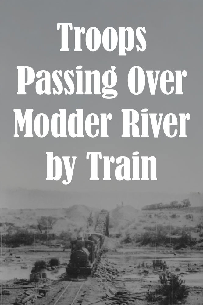 Troop Train Conveying the Seaforth Highlanders Across the Modder River