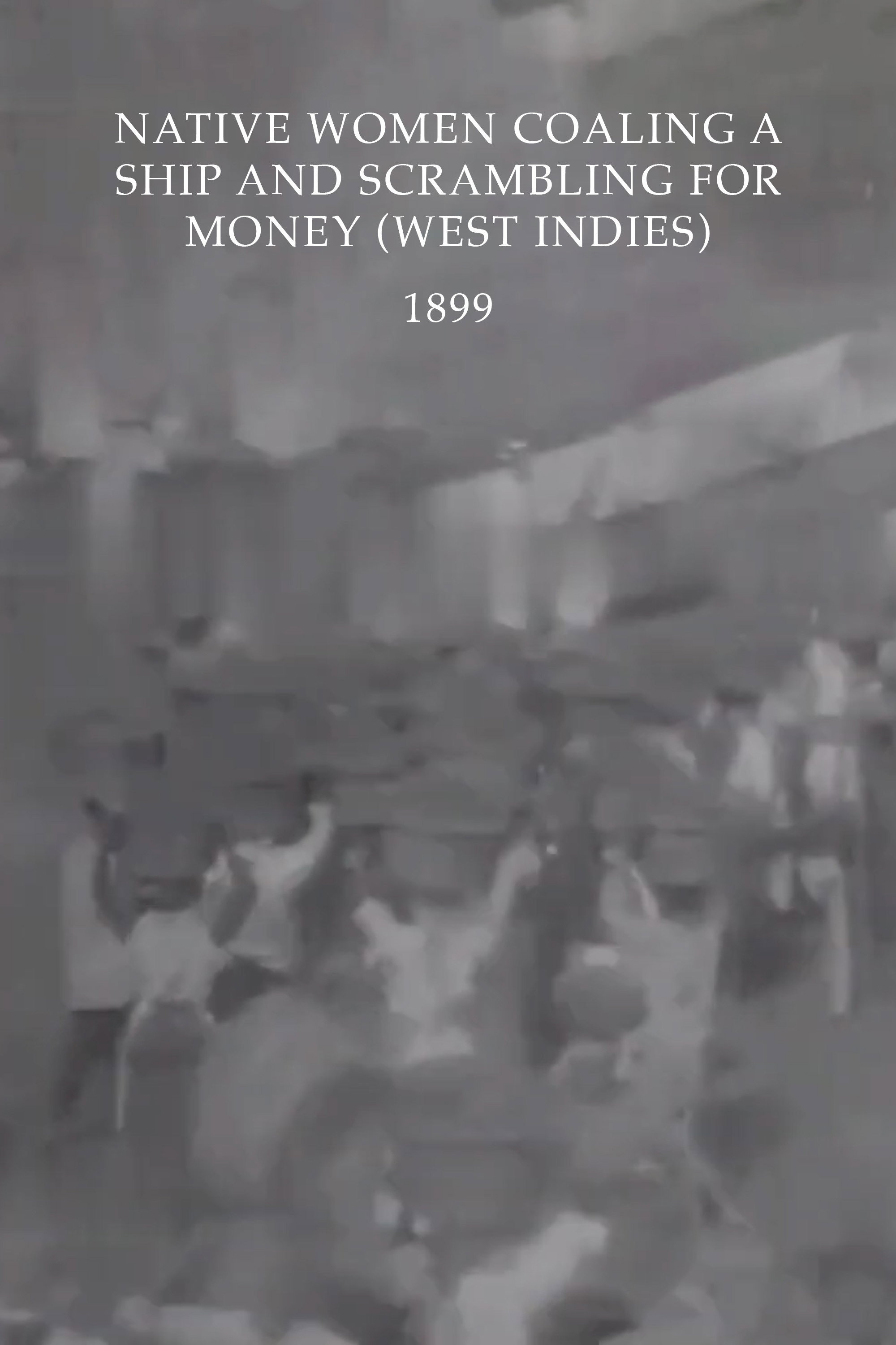 Native Women Coaling a Ship and Scrambling for Money (West Indies)