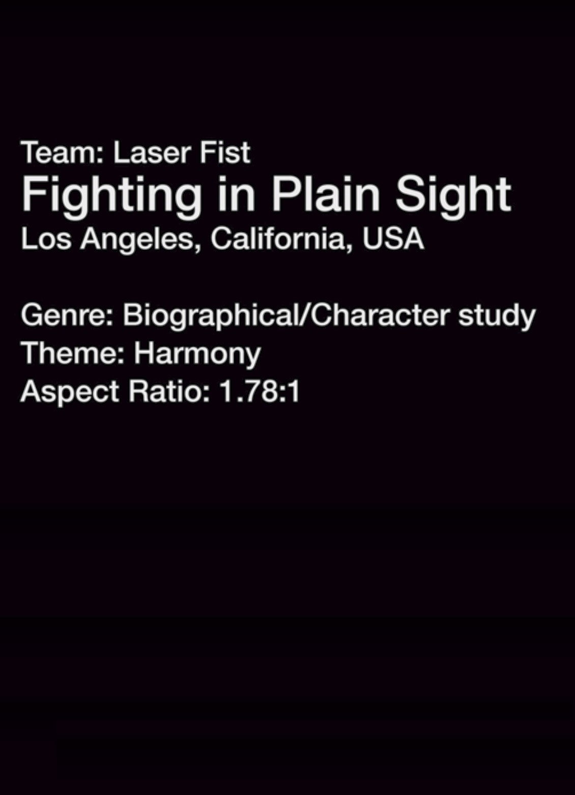 Fighting in Plain Sight