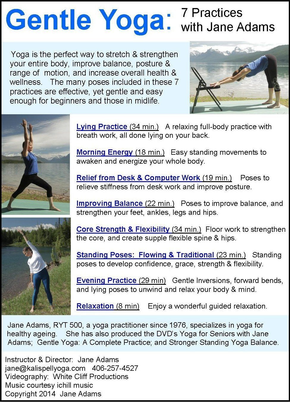 Gentle Yoga: 7 Practices with Jane Adams