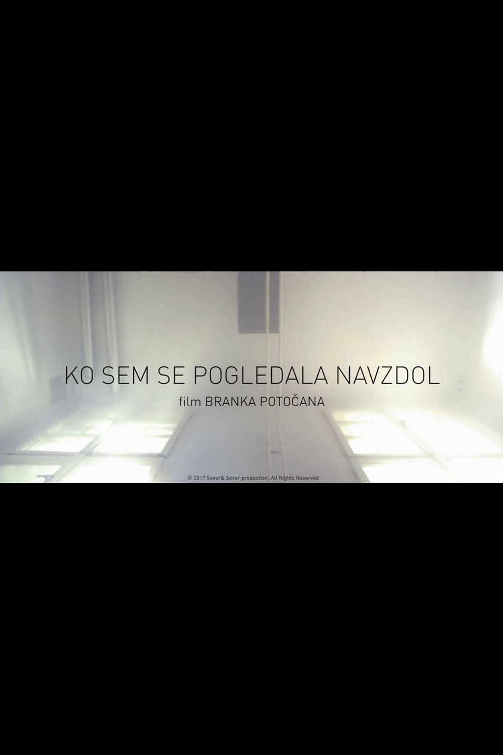 Ko sem se pogledala navzdol