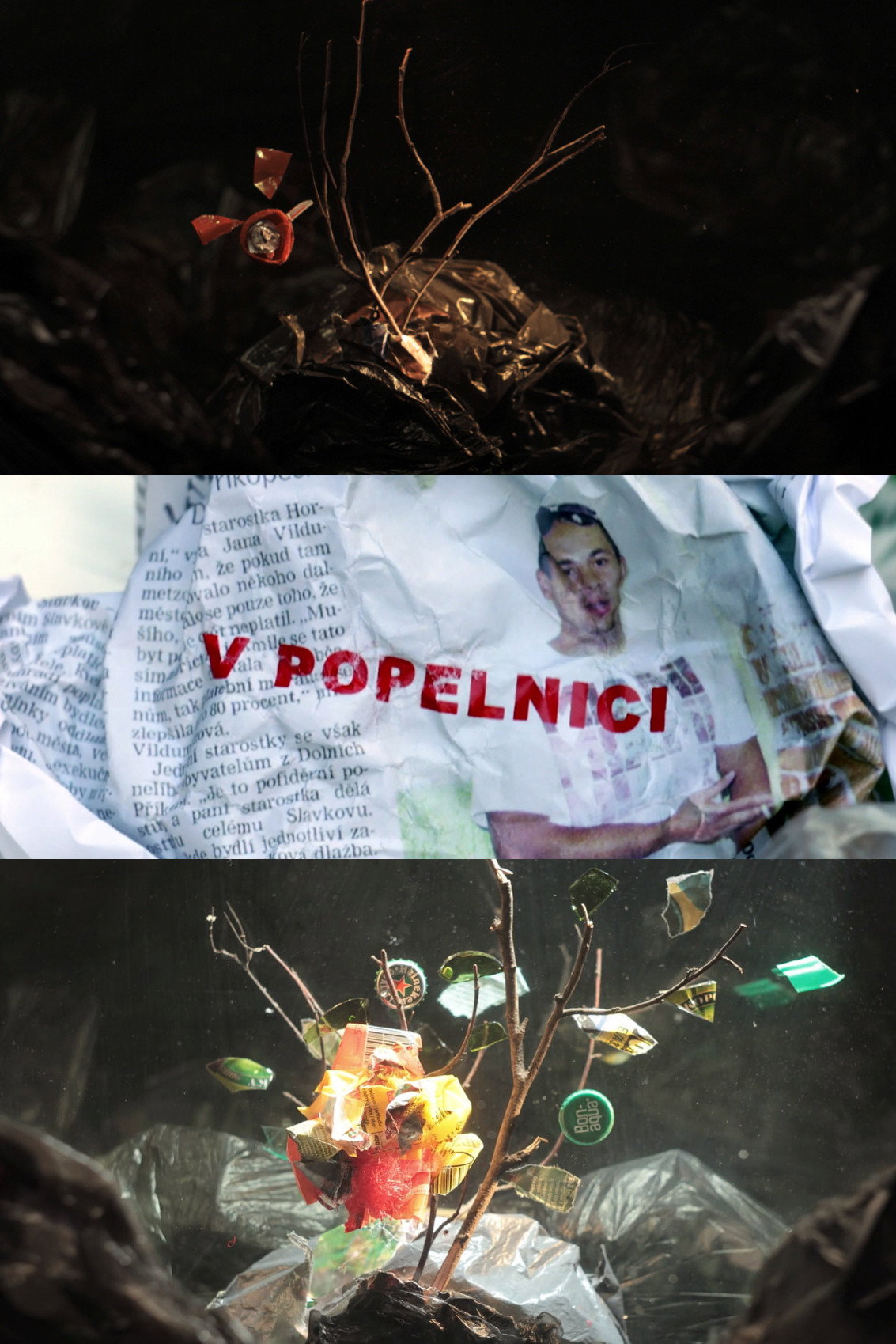 V popelnici