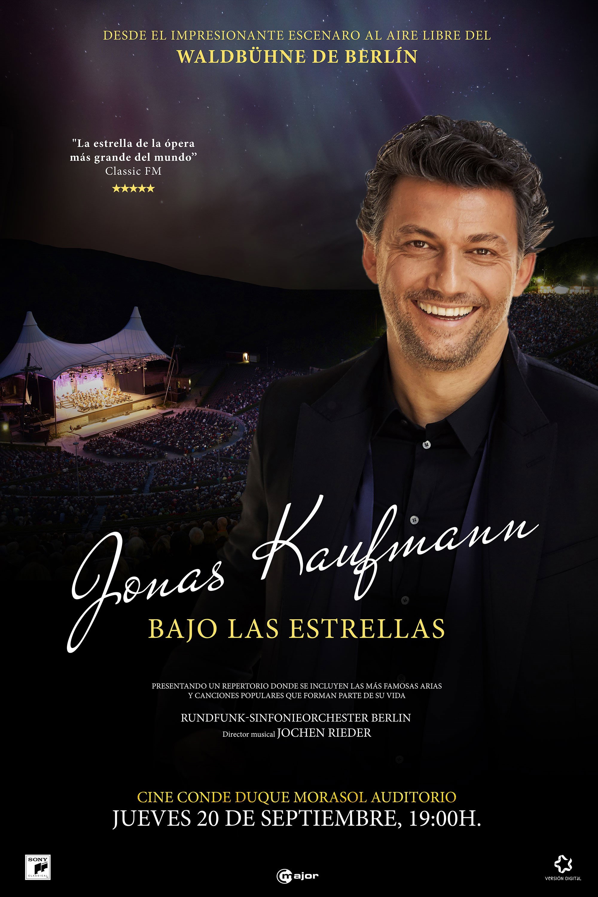 JONAS KAUFMANN, BAJO LAS ESTRELLAS - CONCIERTO