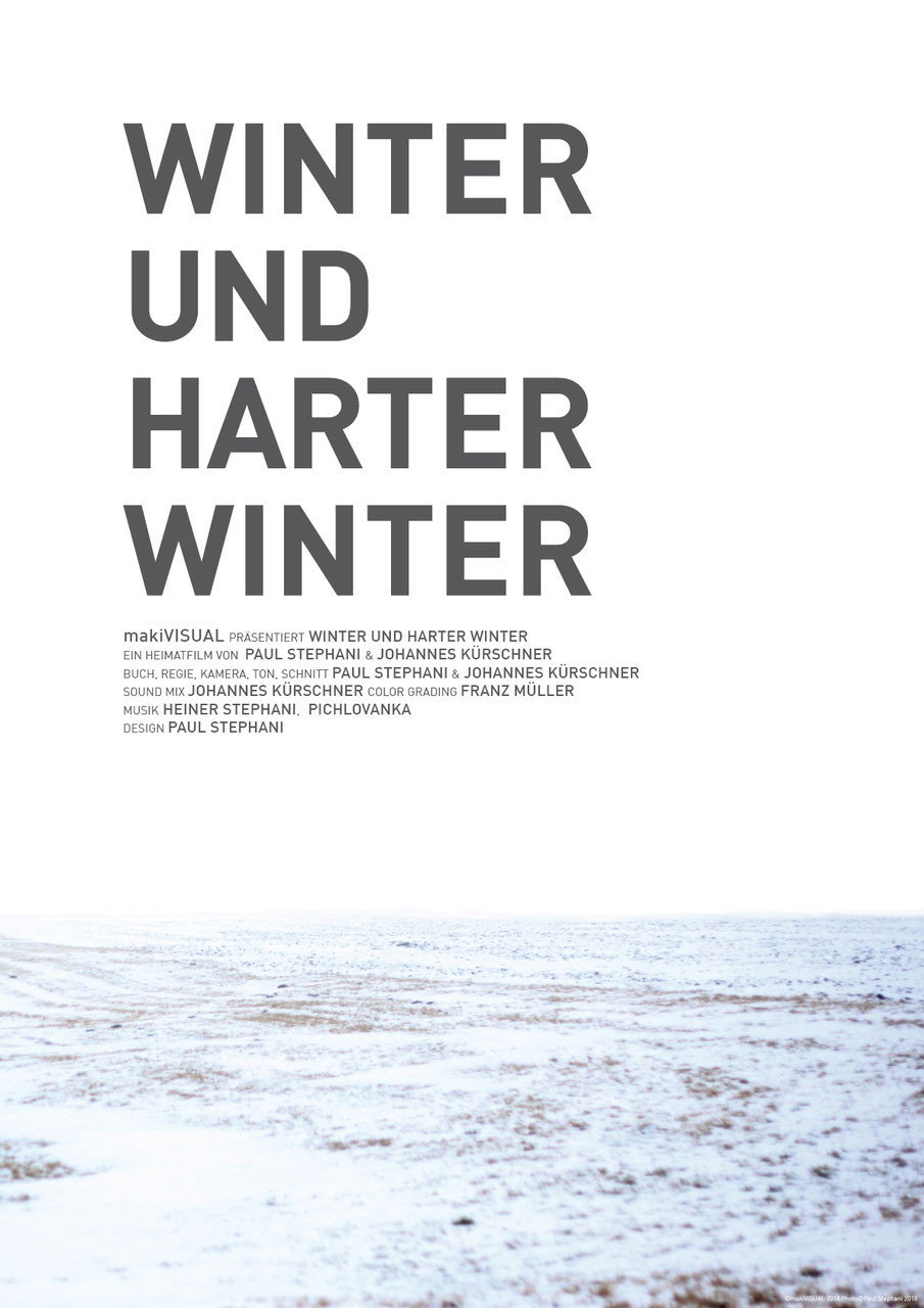 Winter und harter Winter
