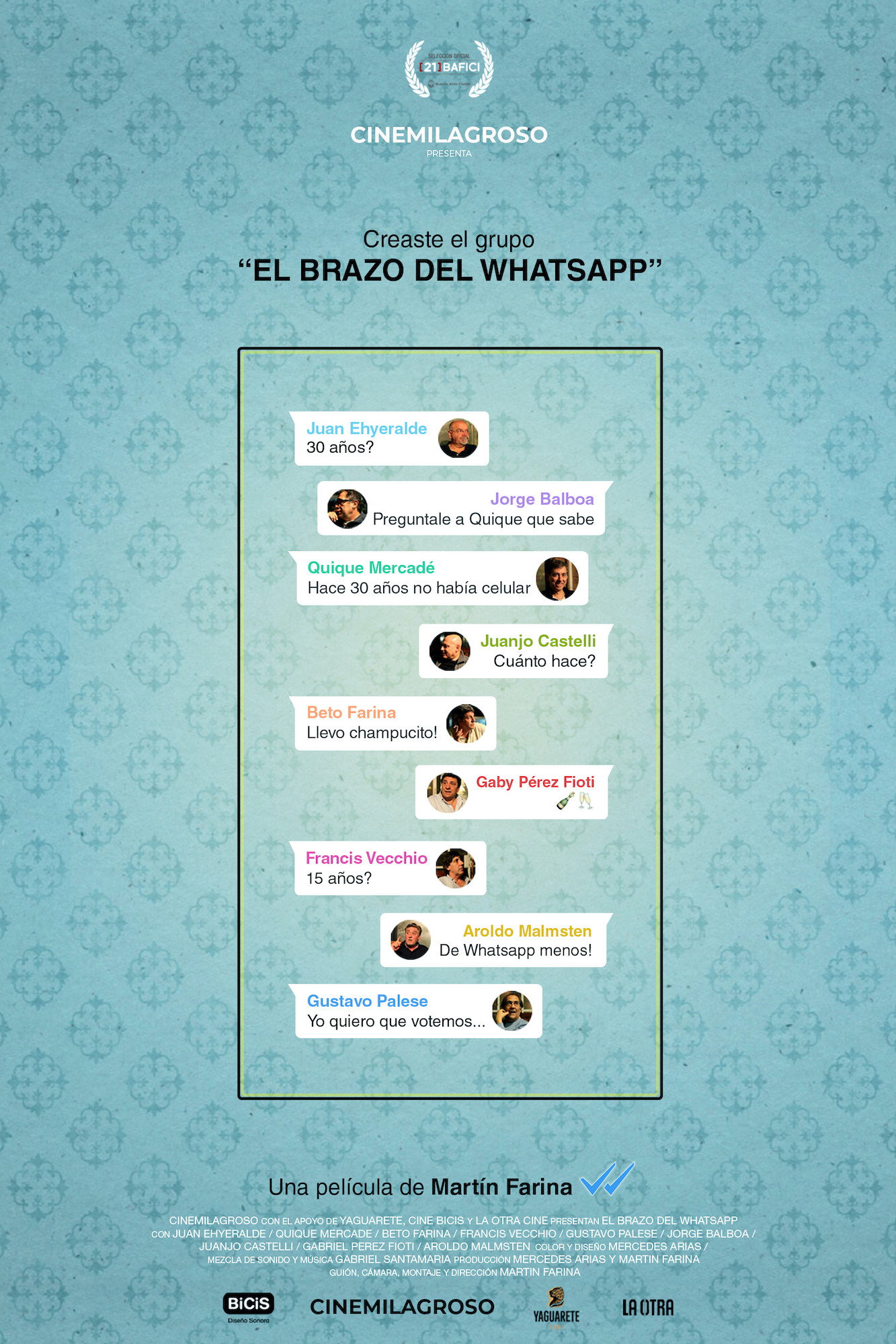 El brazo de Whatsapp